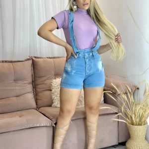 Salopete Jeans Feminina